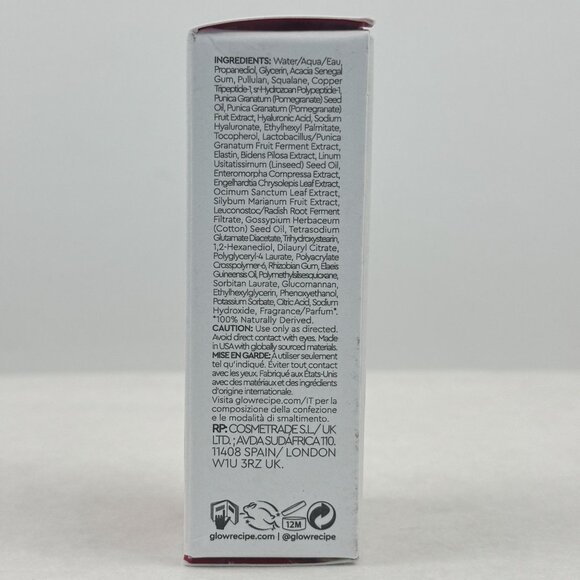 Glow Recipe Pomegranate Peptide Firming Serum 30ml Anti-aging Smooth Hydrate NEW - Picture 6 of 10